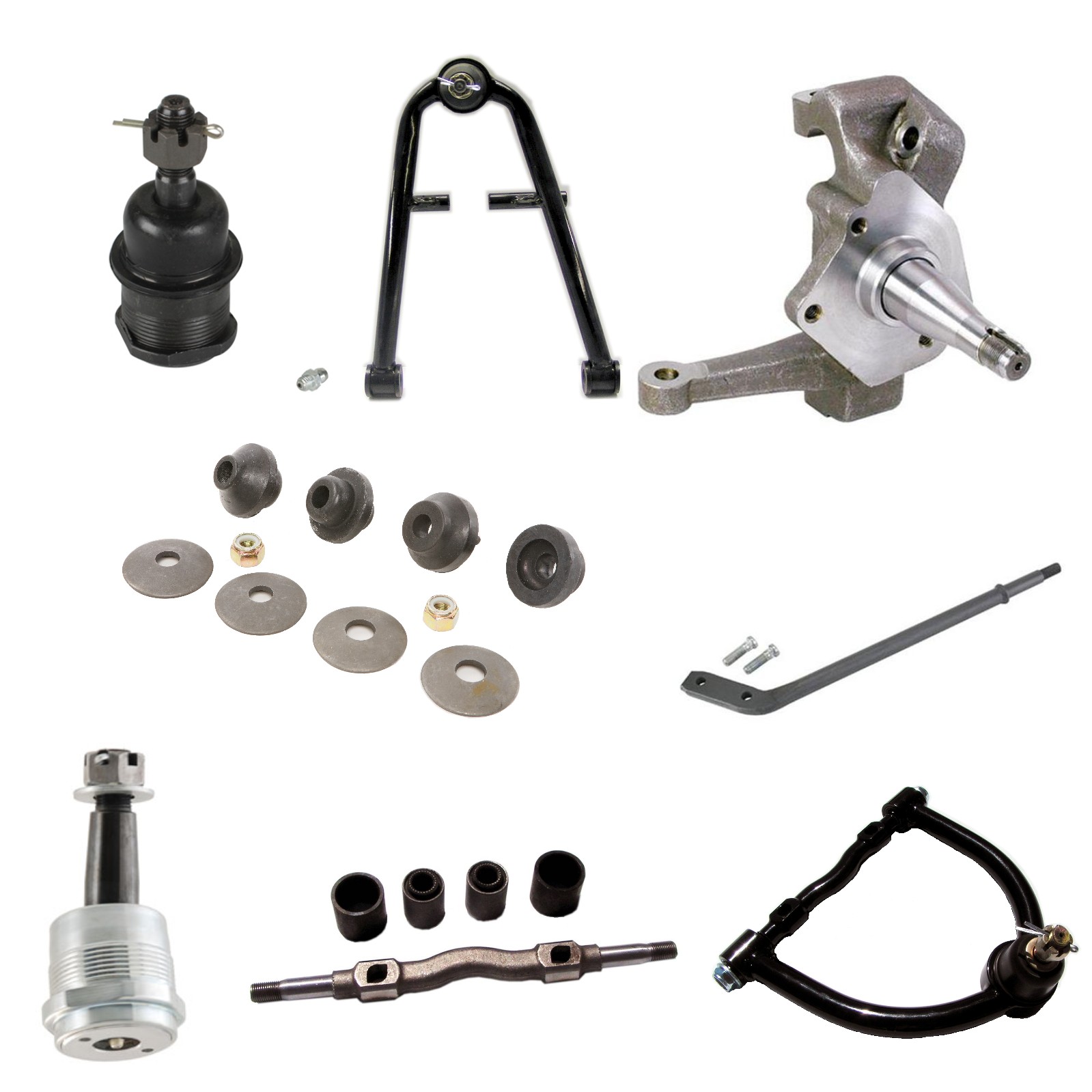 Steering and suspension